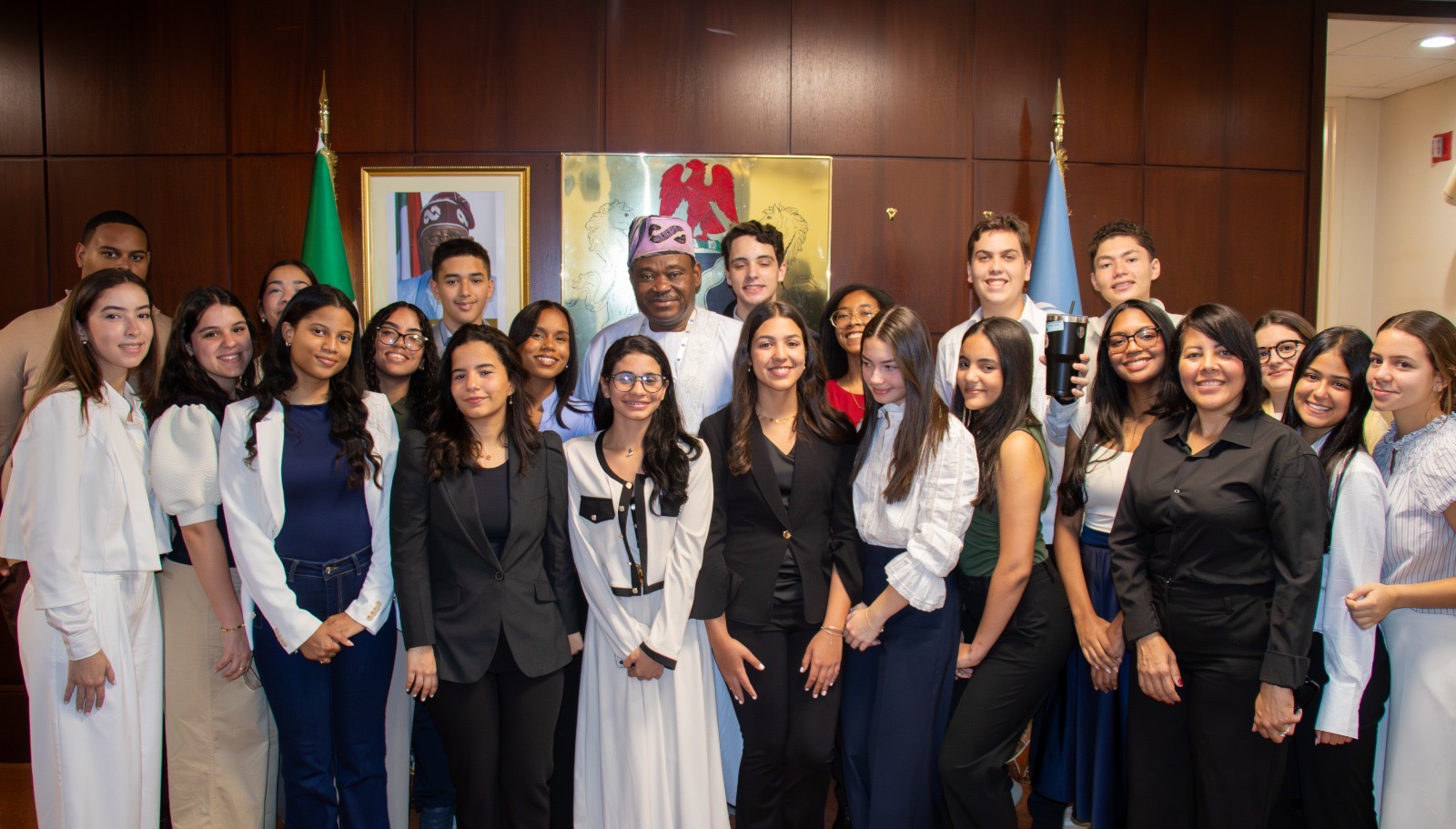 Make Nigeria Your Second Country,UN Envoy, Jimoh Ibrahim Tells Dominican Students In New York