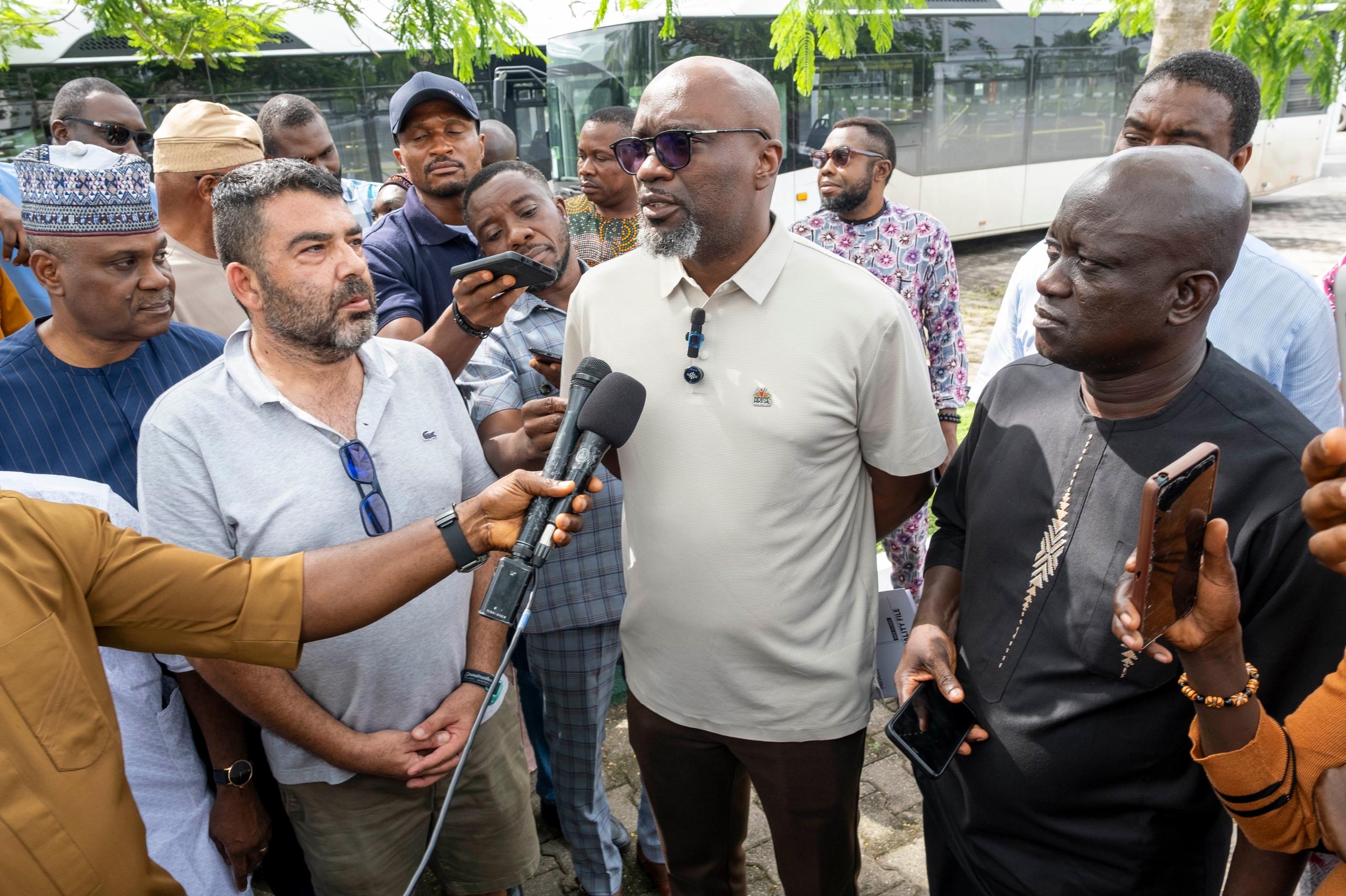 Akwa Ibom Showcases Newly Acquired 20 CNG Buses